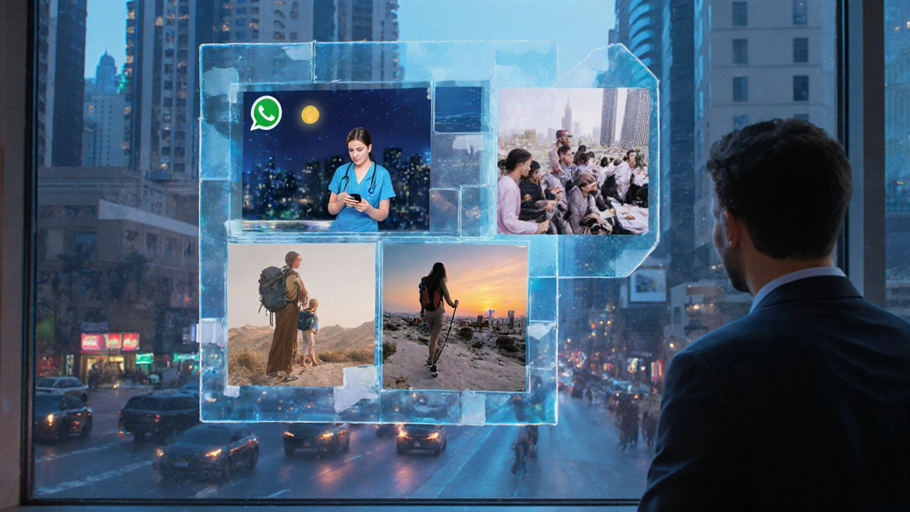 Transparent digital window showing real lives of Dubai women amid social media misconceptions